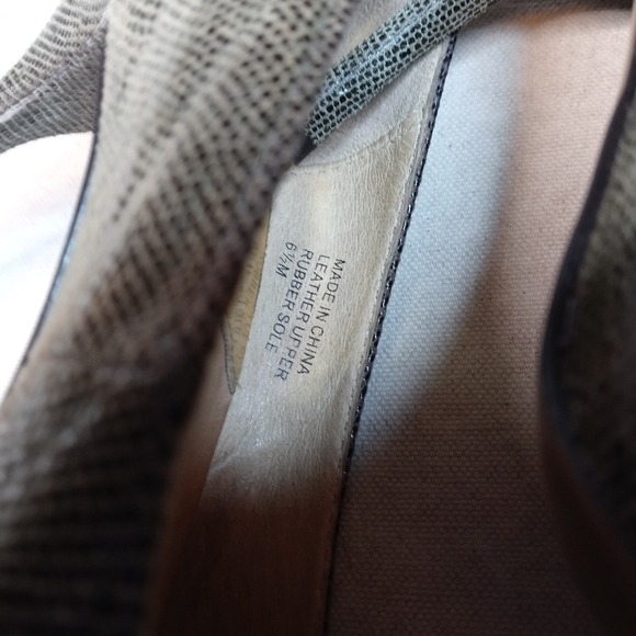 MICHAEL Michael Kors Gray Leather Women's Snake pr - Picture 11 of 12